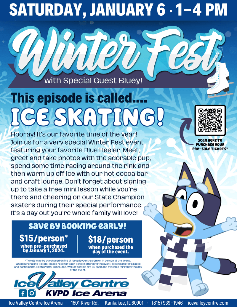 Winter Fest Jan 06, 2024 Kankakee Valley Park District Kankakee, IL